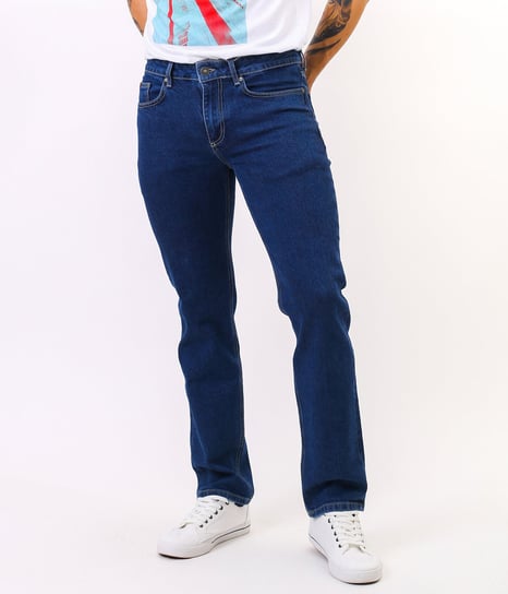 Jeansy męskie regular LC118 2038 DOUBLE STONE-34\32 Lee Cooper