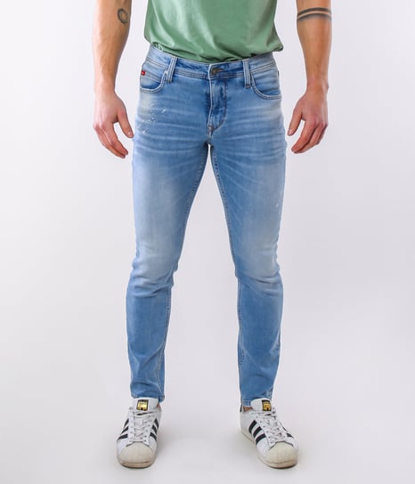 Jeansy męskie slim LC7110 2610 LIGHT BRUSHED USED-32\30 Lee Cooper