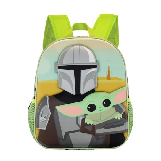 Jednokomorowy 3D Plecak Przedszkolny Mandalorian Grogu Baby Yoda Karactermania