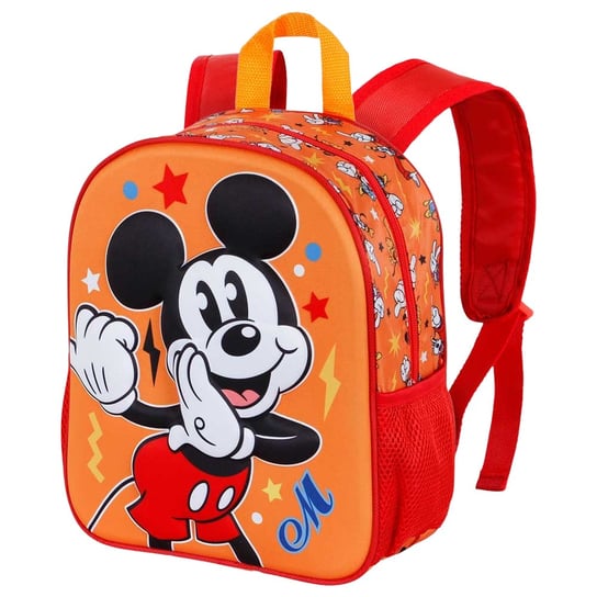 Jednokomorowy Plecak Przedszkolny Myszka Mickey Szepta 3D Inna marka