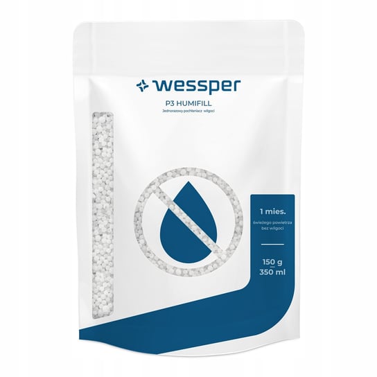 Jednorazowy pochłaniacz wilgoci Wessper P3 Humifill - mocny wkład 150g Wessper
