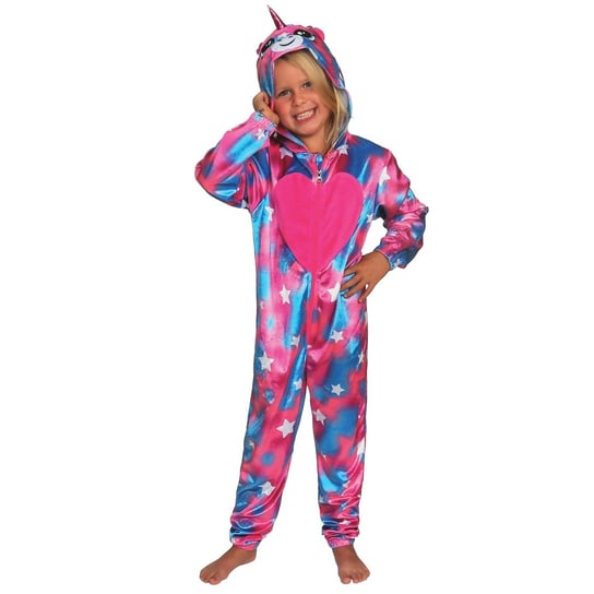 Jednorożec Dziecięce Onesie Z Kapturem, Kostium Dla Dzieci 3-4 Lata 98/104 Cm sarcia.eu