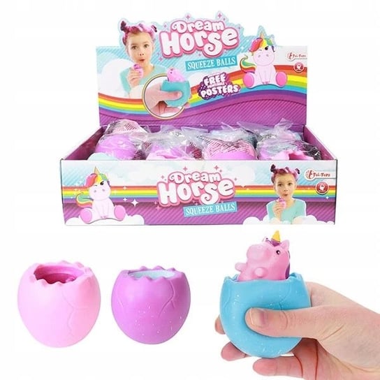 JEDNOROŻEC JAJKO SQUISHY antystresowy GNIOTEK MOCHI relaks SENSORYCZNY Toi-Toys