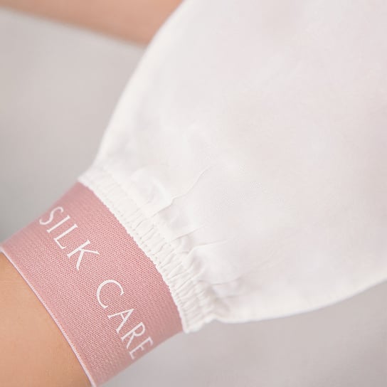 Jedwabna rękawica do peelingu (100% jedwab) - SILK CARE™ Silk Care