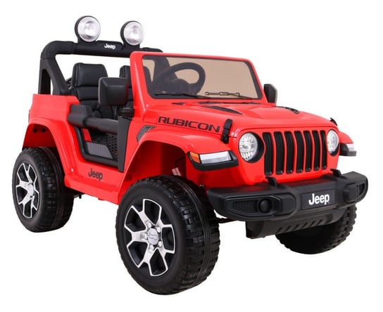 Jeep, pojazd zdalnie sterowany Jeep Wrangler Rubicon, czerwony Jeep