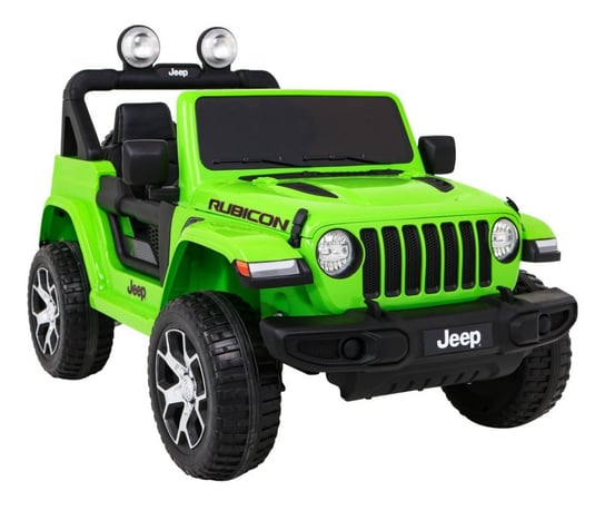 Jeep, pojazd zdalnie sterowany Jeep Wrangler Rubicon, zielony Jeep