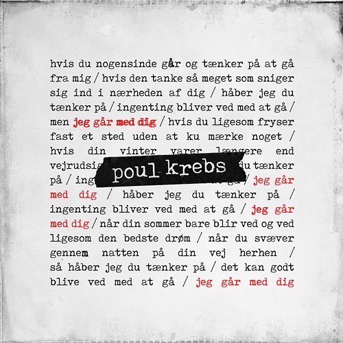Jeg Går Med Dig Poul Krebs