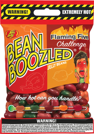 Jelly Belly Bean Boozled, żelki fasolki wszystkich smaków Extreme Hot, 54g Jelly Belly