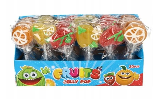 Jelly Pop, lizaki żelkowe, 30 sztuk Nestle