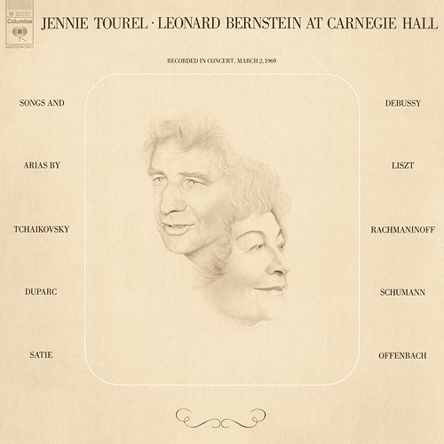 Jennie Tourel & Leonard Bernstein at Carnegie Hall Leonard Bernstein