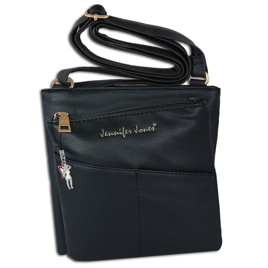 Jennifer Jones torebka ze sztucznej skóry damska torebka na ramię wieczorowa czarna OTJ141S Jennifer Jones