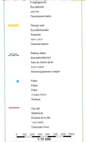 Jerozolima city pocket mapa 1:12 500 Freytag Berndt Opracowanie zbiorowe