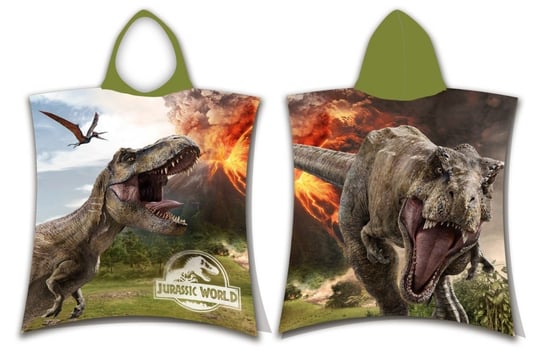 Jerry Fabrics, Jurassic World, Ponczo w dinozaury, 50x115 cm Jerry Fabrics