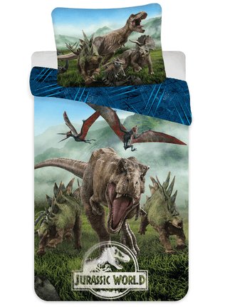 Jerry Fabrics, Jurassic World, Pościel dziecięca, 140x200 cm Jerry Fabrics