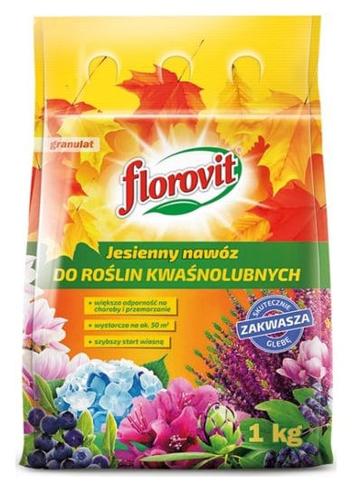 Jesienny nawóz do roślin kwaśnolubnych FLOROVIT, 1 kg Inco