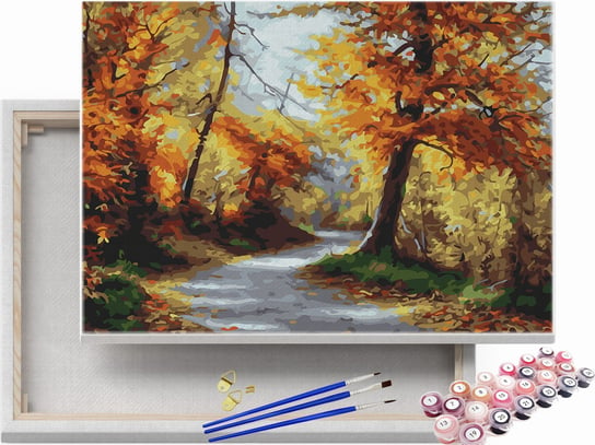 Jesienny spacer - Malowanie po numerach Beliart