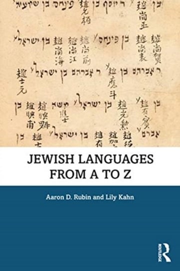 Jewish Languages from A to Z Opracowanie zbiorowe