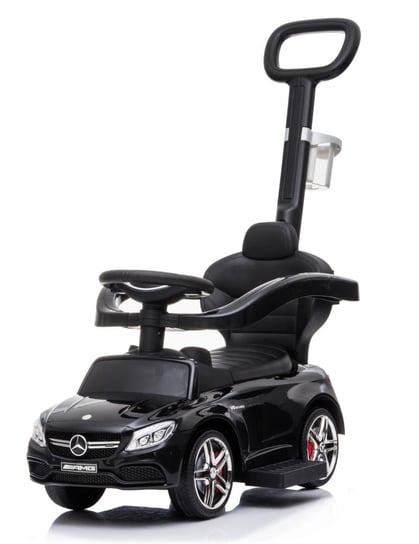 Jeździk Pchacz Chodzik Dla Dziecka Mercedes Amg C63 Coupe Z Popychaczem I Podnóżkiem Czarny Sun Baby