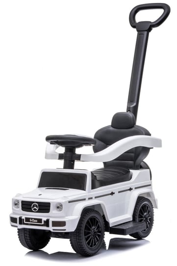 Jeździk Pchacz Chodzik Dla Dziecka Mercedes Benz G350D Z Popychaczem Biały Sun Baby