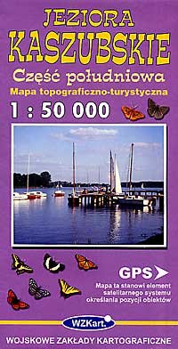 Jeziora Kaszubskie. Mapa 1:50 000 Opracowanie zbiorowe