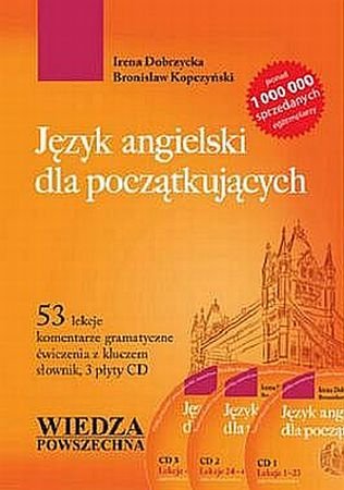 Język angielski dla początkujących + CD Dobrzycka Irena, Kopczyński Bronisław