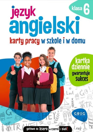 Język angielski. Karty pracy w szkole i w domu. Klasa 6 Opracowanie zbiorowe