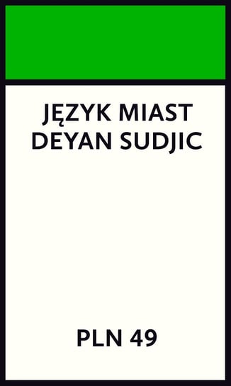 Język miast Sudjic Deyan