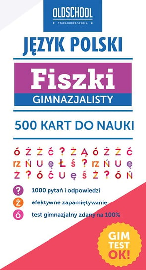 Język polski. Fiszki gimnazjalisty. 500 kart do nauki Pokora Paweł