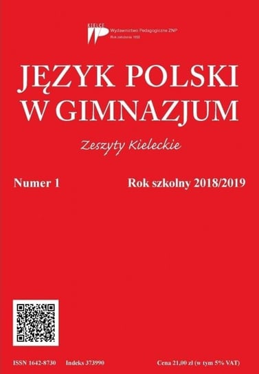 Język polski w gimnazjum nr 1 2018/2019 Opracowanie zbiorowe