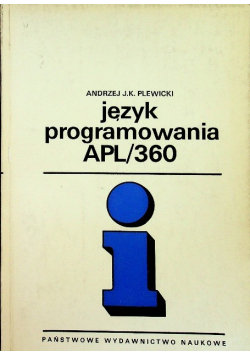 Język programowania APL / 360 PWN
