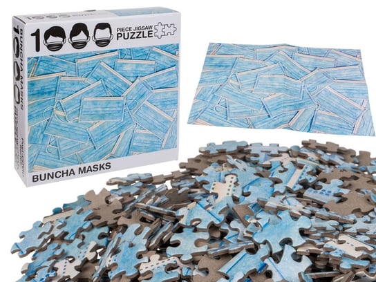 Jigsaw, puzzle na kwarantannę Maski -, 1000 el. Jigsaw