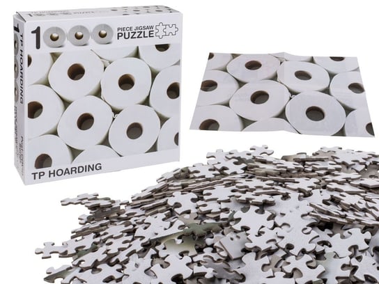 Jigsaw, puzzle na kwarantannę Papier toaletowy- 1000 el. Jigsaw