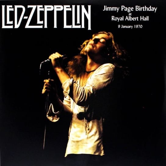 Jimmy Page Birthday At The Royal Albert Hall 9 January 1970 Led Zeppelin