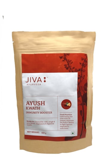 Jiva, Ayush Kwath - tradycyjna indyjska mieszanka podczas choroby, Suplement diety, 150 g JIVA