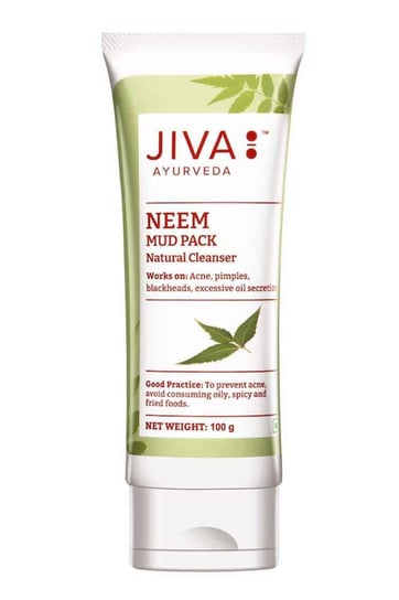 Jiva, Maseczka do twarzy z Neem - przeciwtrądzikowe oczyszczenie, 100 g JIVA