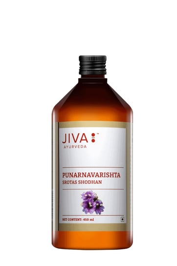 Jiva, Punarnavarishta, Ajurwedyjskie Zioła Do Picia Na Regenerację Wątroby, 450 Ml JIVA