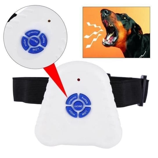JL Ultradźwiękowa obroża przeciw szczekaniu dla psów Ultradźwiękowa kontrola szczekania - JLDFN823AA3149 Inna marka