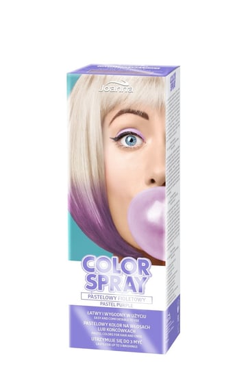 Joanna, Color Spray, koloryzujący spray do włosów Fioletowy, 150 ml Joanna