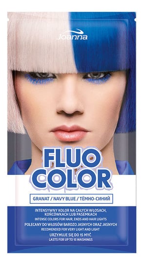 Joanna, Fluo Color, szampon koloryzujący 5164 Granat, 35 g Joanna