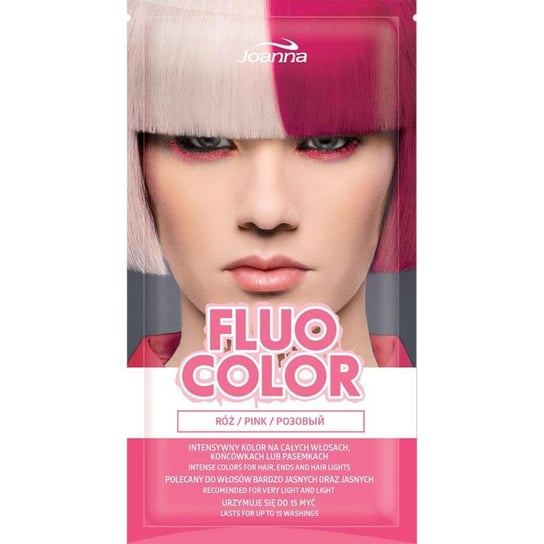 Joanna, Fluo Color, szamponetka koloryzująca Róż, 35 g Joanna