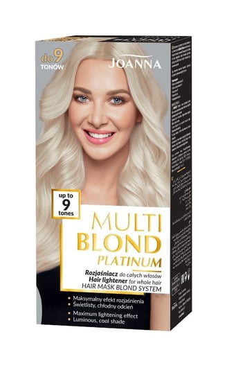 Joanna, Multi Blond, Platinum kremowy rozjaśniacz do całych włosów do 9 tonów, 1 szt. Joanna