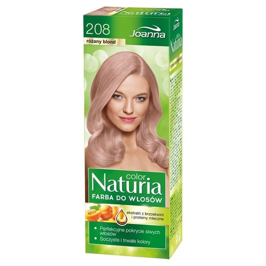 Joanna, Naturia Color, farba do włosów 208 Różany Blond, 1 szt. Joanna