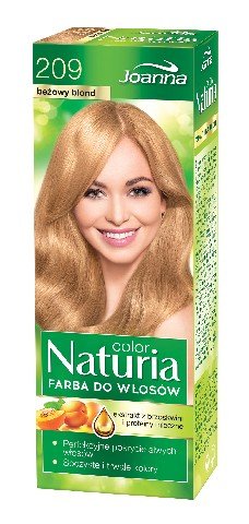 Joanna, Naturia Color, farba do włosów nr 209 Beżowy Blond Joanna