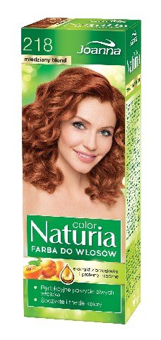 Joanna, Naturia Color, farba do włosów nr 218 Miedziany Blond Joanna
