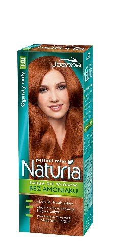 Joanna, Naturia Perfect Color, farba do włosów nr 120 Ognisty Rudy Joanna