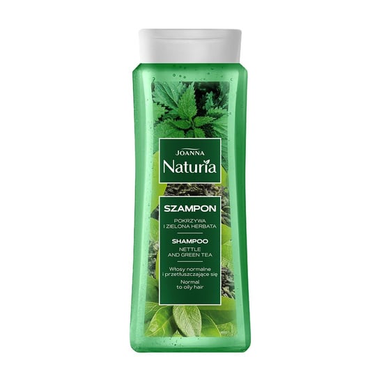 Joanna, Naturia, szampon do włosów Pokrzywa i Zielona Herbata, 500 ml Joanna