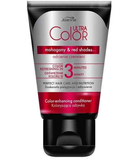 Joanna, Ultra Color, odżywka do włosów koloryzująca - odcienie czerwieni, 100 g Joanna