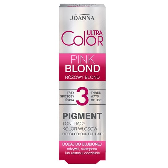 Joanna Ultra Color Pigment tonujący kolor włosów 004 Pink Blond (różowy blond) 100ml Joanna