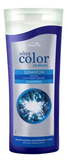 Joanna, Ultra Color System, szampon do włosów blond i siwych nadający platynowy odcień, 100 ml Joanna