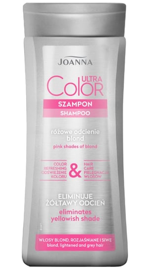 Joanna, Ultra Color System, szampon do włosów blond, rozjaśnionych i siwych, 200 ml Joanna